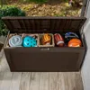 Keter Samoa Rotin Coffre de jardin 270L marron Coffre de Voir les images du produit 8