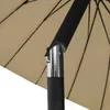 vidaXL Sonnenschirm mit Aluminium-Mast 270 cm Taupe -  Produktbild-Vorschau 11
