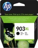 The image shows the packaging of an HP ink cartridge, featuring the HP logo, product details, and a butterfly on a lotus pod. Produktbild-Vorschau