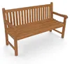 Lesli Living Landhausbank Cardiff 130 cm Teak C-Grade Produktbild-Vorschau 2