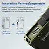 Close-up of a green flashlight with a USB-C port and marketing text explaining its features. Anteprima dell’immagine prodotto