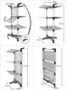 Tomado 717244, Wäscheständer, Aluminium, Edelstahl, 1 Produktbild-Vorschau 9