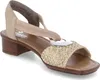 Rieker Damen Sandale Sandalette Karree Bastoptik Stretch Produktbild-Vorschau 19