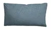 A single blue pillow on a white background. Produktbild-Vorschau