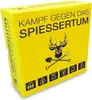 A yellow box for a card game titled 'Kampf gegen das Spiessertum'. Produktbild-Vorschau