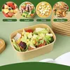 RyanPack Rechteckige Salatschale aus Pappe – Take-away Produktbild-Vorschau 6