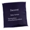 Velo per neonato Deconet - anello blu notte 60 cm/ Anteprima dell’immagine prodotto 3