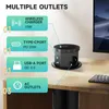 Enchufe emergente de 3 vías con puerto USB-C de 15W y Vista previa de la imagen del producto 6