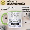 Taekwondo-Kämpferin Geschenk Tasse Becher Die Frau Die Produktbild-Vorschau 3