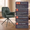 SalesFever Armlehnstuhl mit 360 Grad Drehfunktion | Bezug Produktbild-Vorschau 3