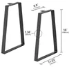 SucceBuy 406.4MM Trapezförmige Stahl Tischbeine, 2er Set Produktbild-Vorschau 7