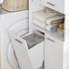 HOMCOM Badezimmerschrank, Hochschrank mit ausklappbarem Produktbild-Vorschau 9