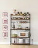 Kitchen shelving unit with various appliances and kitchenware. Náhled obrázku produktu
