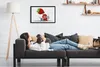 Bild 60x40 MDF-Rahmen, Wandkunst Erdbeeren und Wasser Produktbild-Vorschau 2