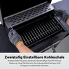 Barbecue a carbonella HOMAVO con coperchio, superficie di Anteprima dell’immagine prodotto 10