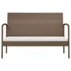 vidaXL 8-tlg. Garten-Lounge-Set mit Auflagen Poly Rattan Produktbild-Vorschau 5