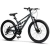 VELORS Mountainbike 24 Zoll Fahrrad 21 Gang Shimano Tourney Produktbild-Vorschau 1
