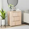 vidaXL Credenza VISNES rovere Sonoma 60x40x73 cm Materiale Anteprima dell’immagine prodotto 4