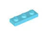 Lego® 1x3 Platte 3623 - 50 Stück Mittleres Azurblau Produktbild-Vorschau 2