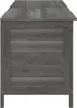 [Home] Gartentruhe Anthrazit 198,5x50x56,5 cm Massivholz Produktbild-Vorschau 5