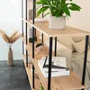 Home Deluxe INDU Scaffale in rovere chiaro 140 x 110 cm I Anteprima dell’immagine prodotto 3