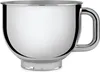 A close-up studio shot of a stainless steel mixing bowl with a handle. Anteprima dell’immagine prodotto