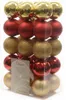 Unzerbrechliche Weihnachtskugeln Set, 30 Stk, 6 cm, Produktbild-Vorschau 5