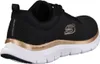 Skechers Flex Appeal 4.0 sportlicher Schnürer Schwarz Produktbild-Vorschau 81