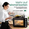 Emerio Mini-Backofen – 2 Kochplatten – 90–230 °C – Ober- & Produktbild-Vorschau 6