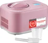 A pink ice cream maker with accessories on a white background. Produktbild-Vorschau