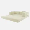 sweeek - Divano letto a 3 posti in stile vintage con Anteprima dell’immagine prodotto 5