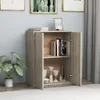 vidaXL Kredens dąb sonoma 60x30x75 cm materiał Podgląd zdjęcia produktu 3