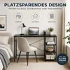 Lina® Computertisch, im Industrie Design, aus Holz, Produktbild-Vorschau 6