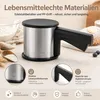 Edelstahl Mehlsieb mit Griff und Deckel, Puderzuckersieb Produktbild-Vorschau 3