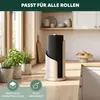 eluno Küchenrollenhalter aus Edelstahl und beige lackiertem Produktbild-Vorschau 2