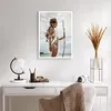Poster - Poster ohne Rahmen - Brennen Mann Frau - 50x70 cm Produktbild-Vorschau 5