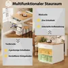 Îlot de cuisine extensible Flieks avec tiroirs et Voir les images du produit 8