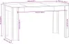 vidaXL Esstisch Betongrau 140x74,5x76 cm Holzwerkstoff Produktbild-Vorschau 7