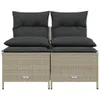The Living Store 4-tlg. Garten-Sofagarnitur mit Kissen Produktbild-Vorschau 4