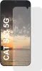 A screen protector is shown placed over a smartphone displaying a sunset scene. Anteprima dell’immagine prodotto