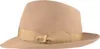 Borsalino edler Fedora Haarfilzhut mit mittelbreiter Krempe in beige Produktbild-Vorschau