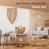 Makramee Garn 3er Set 3mm (Naturell 200m, Ackerbraun 100m, Produktbild-Vorschau 7