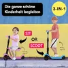 Yoleo 3-in-1 Kinder Roller Scooter mit Abnehmbarem Sitz, Produktbild-Vorschau 2