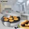 Bomann MM 5020, Cupcake-Gerät, 7 Kuchen, Silber, 900 W, 230 Produktbild-Vorschau 9