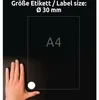 AVERY Zweckform 6223REV-10 Etiketovací štítky, průměr: 30 Náhled obrázku produktu 4