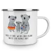 Mr. & Mrs. Panda becher emaille Koala Familie - Weiß - Produktbild-Vorschau 3