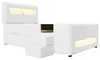 Polsterbett 90x200 cm mit Schublade, LED im Kopf- und Produktbild-Vorschau 15