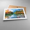 Gerahmtes Poster - Weißer Rahmen - Landschaft Berge Produktbild-Vorschau 3