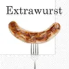 Braun & Company Servietten Motiv Extrawurst 33 x 33 cm - Produktbild-Vorschau 1