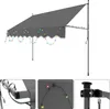 Jayseuw Klemmmarkise mit LED 300x120cm Markise Produktbild-Vorschau 1